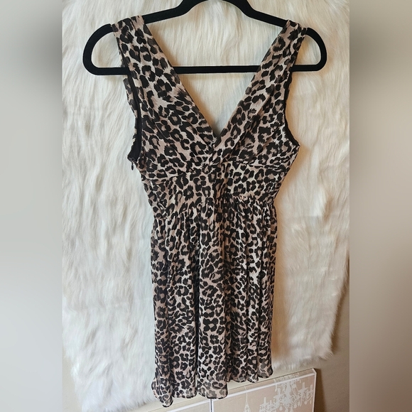 Selects Sexy Leopard Print Sleeveless Dress - Picture 3 of 8